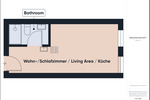 DIE ZimmerEI | Möblierte 1-Zimmer-Wohnung an der Berufsschule in Wilhelmsburg | Basic Bude