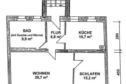 Wohnung Torgau - 2 Zimmer, 71 m&sup2;, 490&euro; | Angebot:10633542