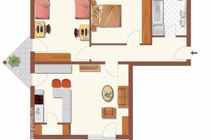 Wohnung Steinbach-Hallenberg Hallenberg - 3 Zimmer, 88 m&sup2;, 570&euro; | Angebot:23630440