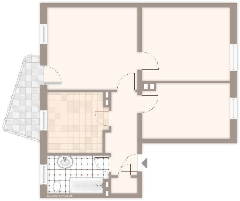Gemütliche 3-Zimmer-Wohnung in ruhiger Lage - MG Kamphauser Höhe