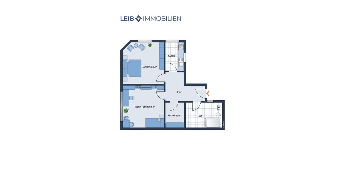 Etagenwohnung Sonnefeld - 3 Zimmer, 73 m&sup2;, 550&euro; | Angebot:26477239