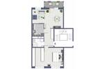 Etagenwohnung Chemnitz Kappel - 2 Zimmer, 57 m&sup2;, 311&euro; | Angebot:26930477