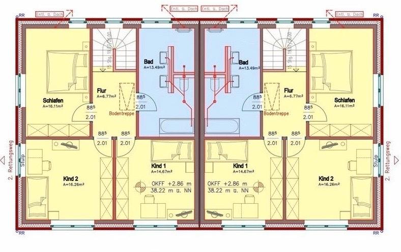 Doppelhaushälfte Salzbergen - 5 Zimmer, 155 m&sup2;, 1.600&euro; | Angebot:26229530