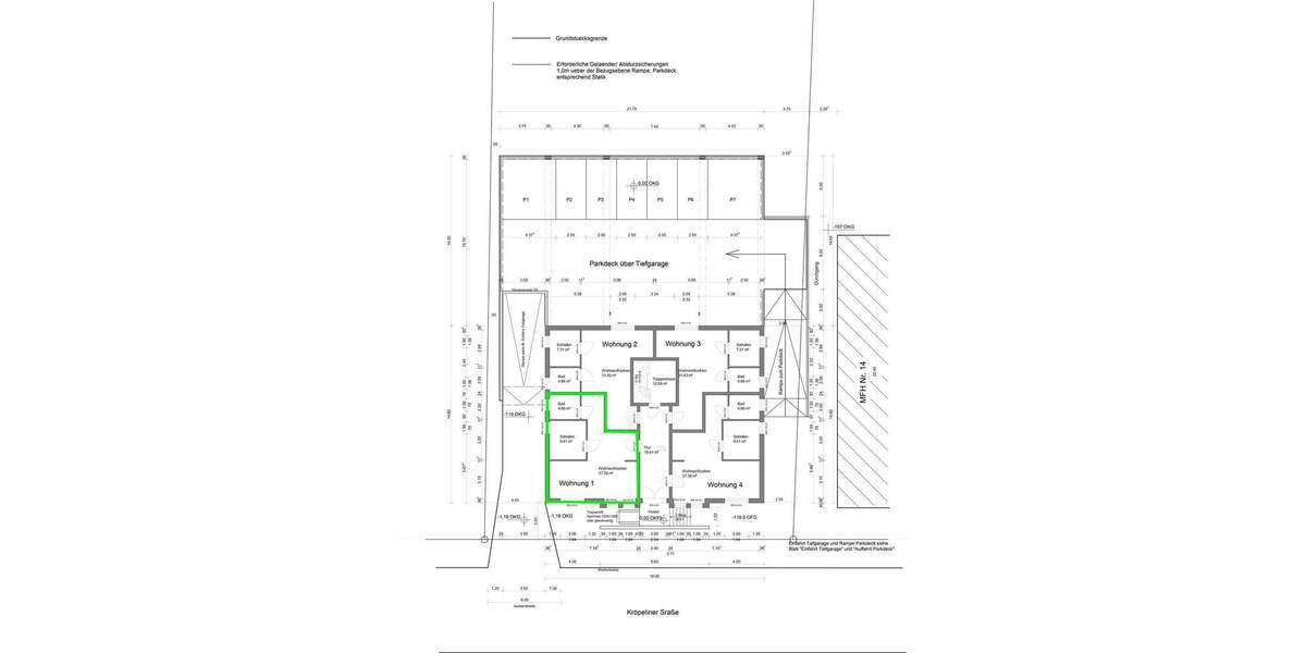 Etagenwohnung Bad Doberan - 2 Zimmer, 52 m&sup2;, 735&euro; | Angebot:24449627