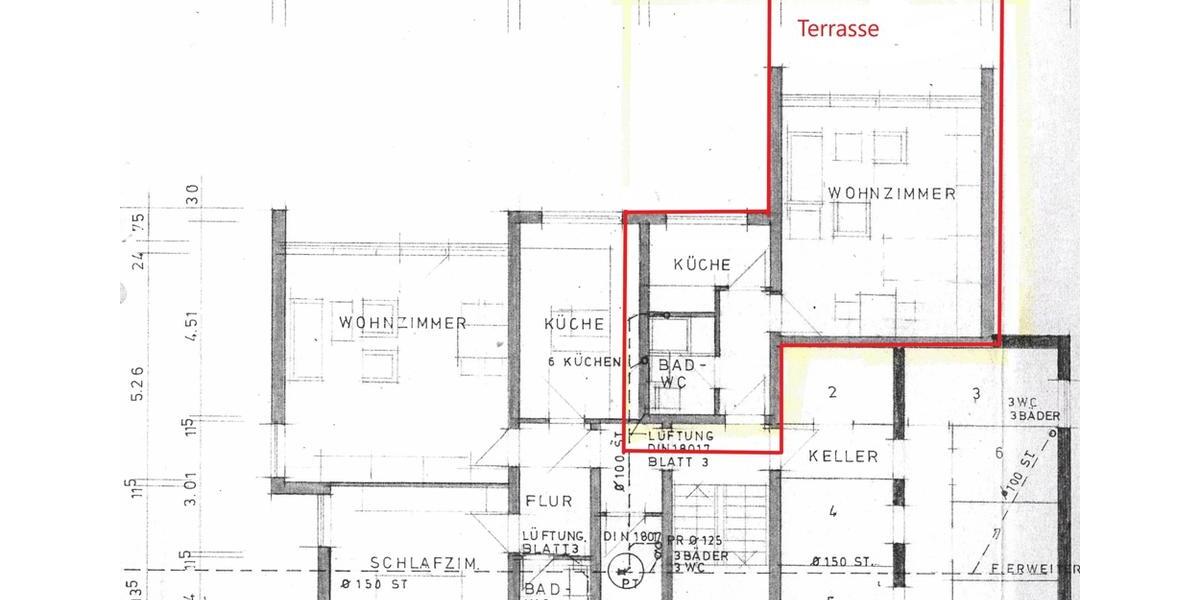 Erdgeschoßwohnung Sigmaringen - 1 Zimmer, 45 m&sup2;, 420&euro; | Angebot:26481107