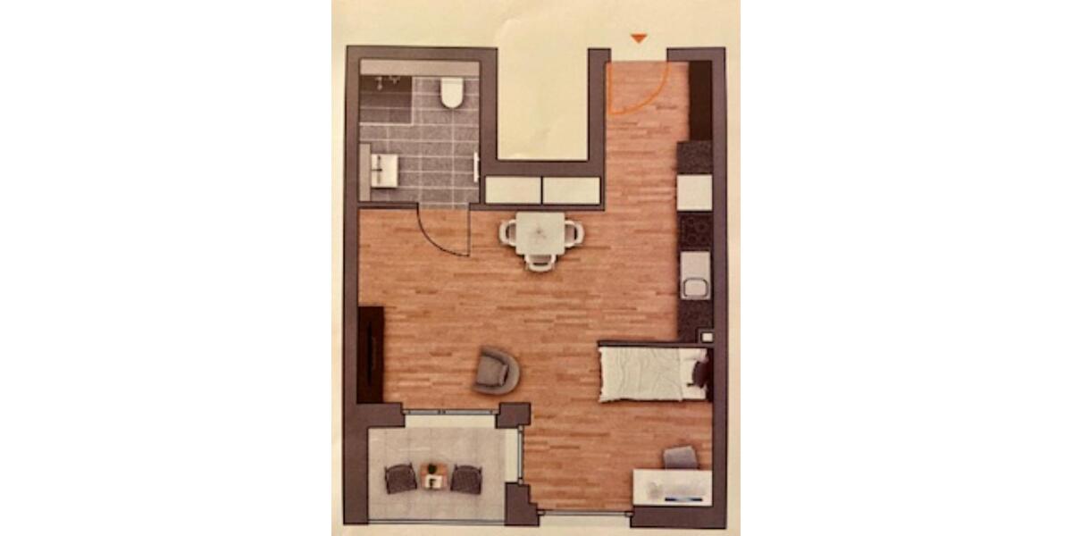 Erdgeschoßwohnung Asperg - 1 Zimmer, 40 m&sup2;, 760&euro; | Angebot:25053815