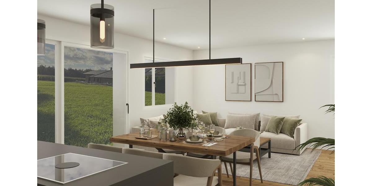 Neubau Doppelhaushälfte ca. 143m2, EH40 mit Garten in Tiefenbach 4 zimmer