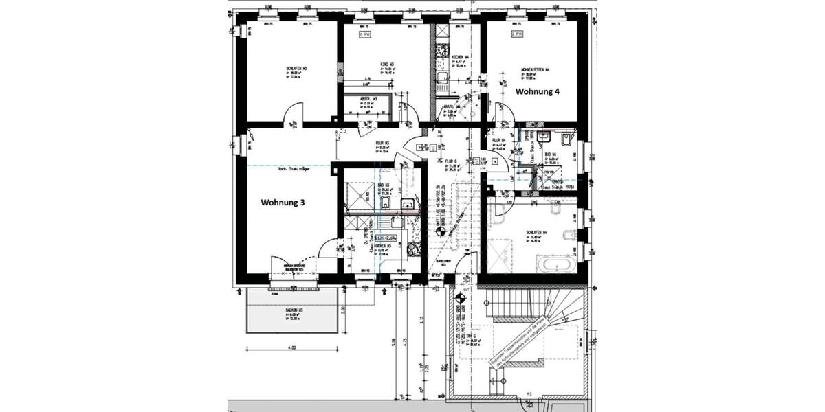 Dachgeschoßwohnung Lage - 3 Zimmer, 110 m&sup2;, 1.544&euro; | Angebot:24769508