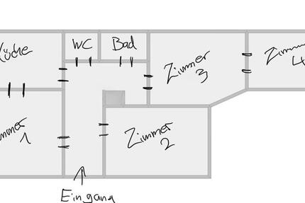 Nachmieter für 4 - Zimmer Altbauwohnung, mit Garten! 4 zimmer