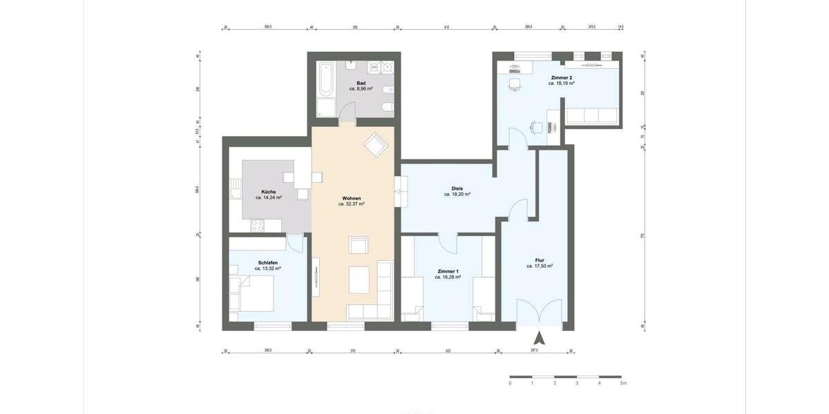 Großzügige 4-Zimmer-Wohnung in Immenstadt – 140 m² + Kellerraum 4 zimmer
