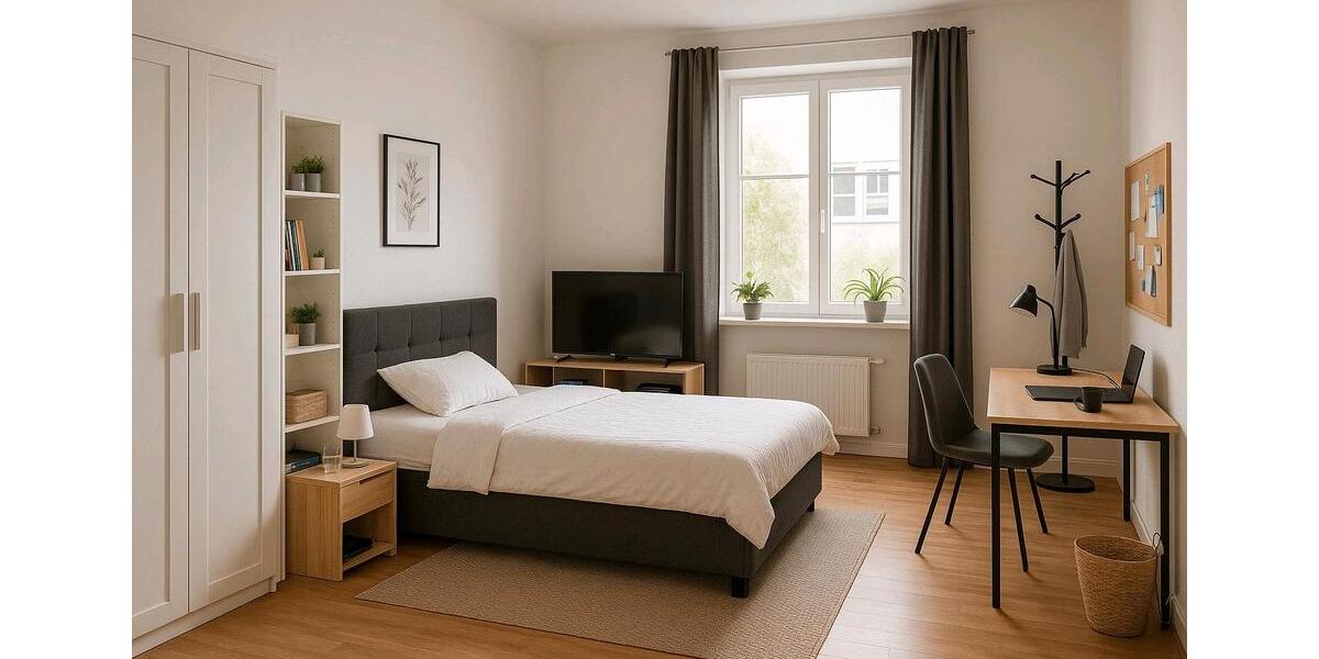 WG-Zimmer in moderner 5er-WG in Eschborn – vollmöbliert 1 zimmer