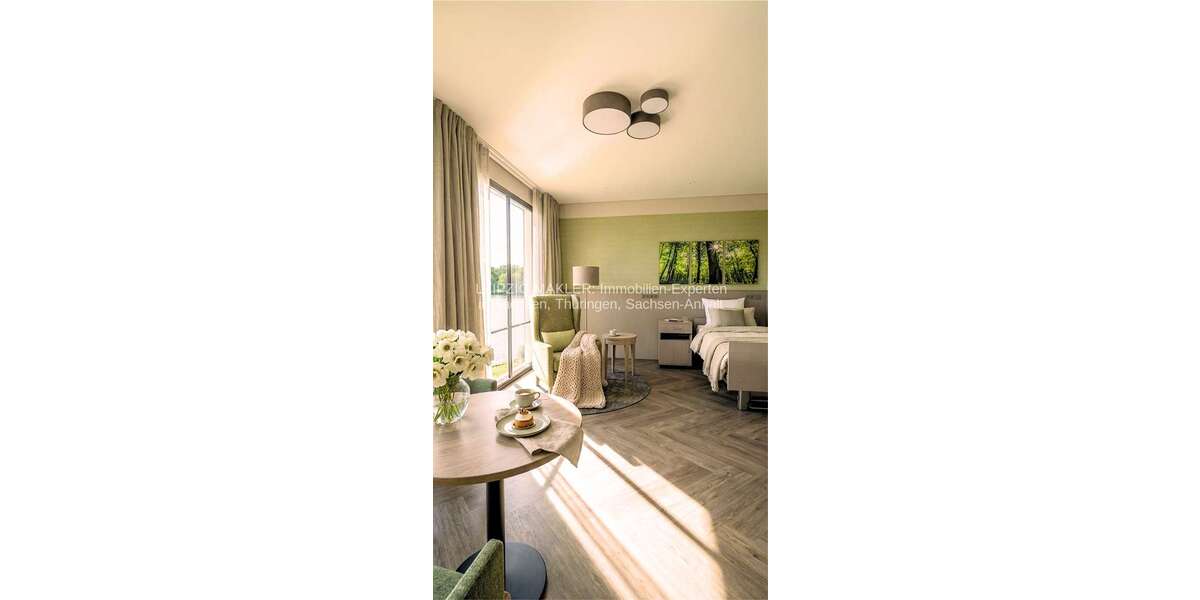 Etagenwohnung Zwenkau - 1 Zimmer, 36 m&sup2;, 910&euro; | Angebot:26745641