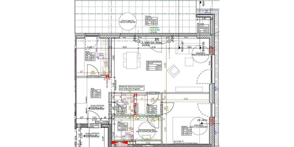 Etagenwohnung Trier Trier-Nord - 2 Zimmer, 83 m&sup2;, 1.205&euro; | Angebot:25679405