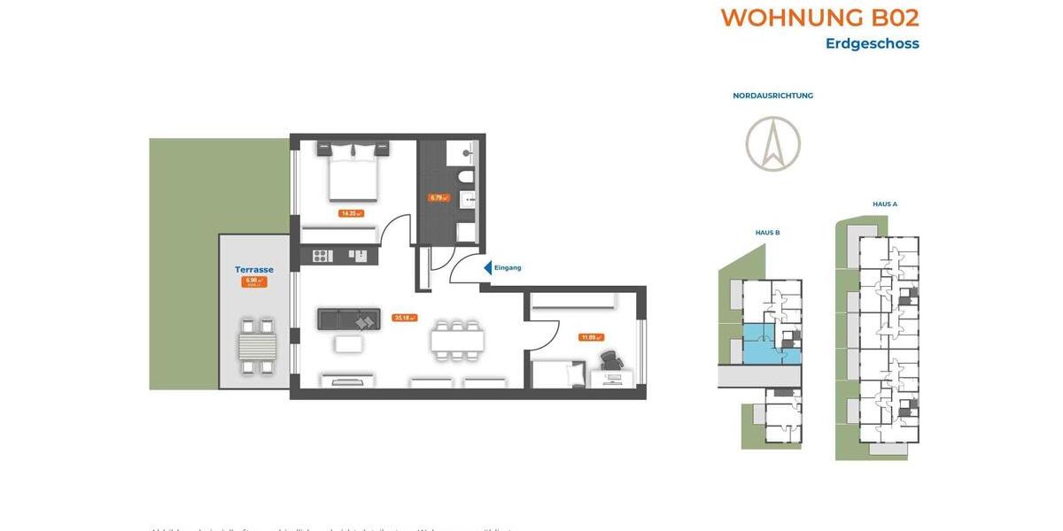 Erdgeschoßwohnung Straubing - 3 Zimmer, 75 m&sup2;, 975&euro; | Angebot:26636169