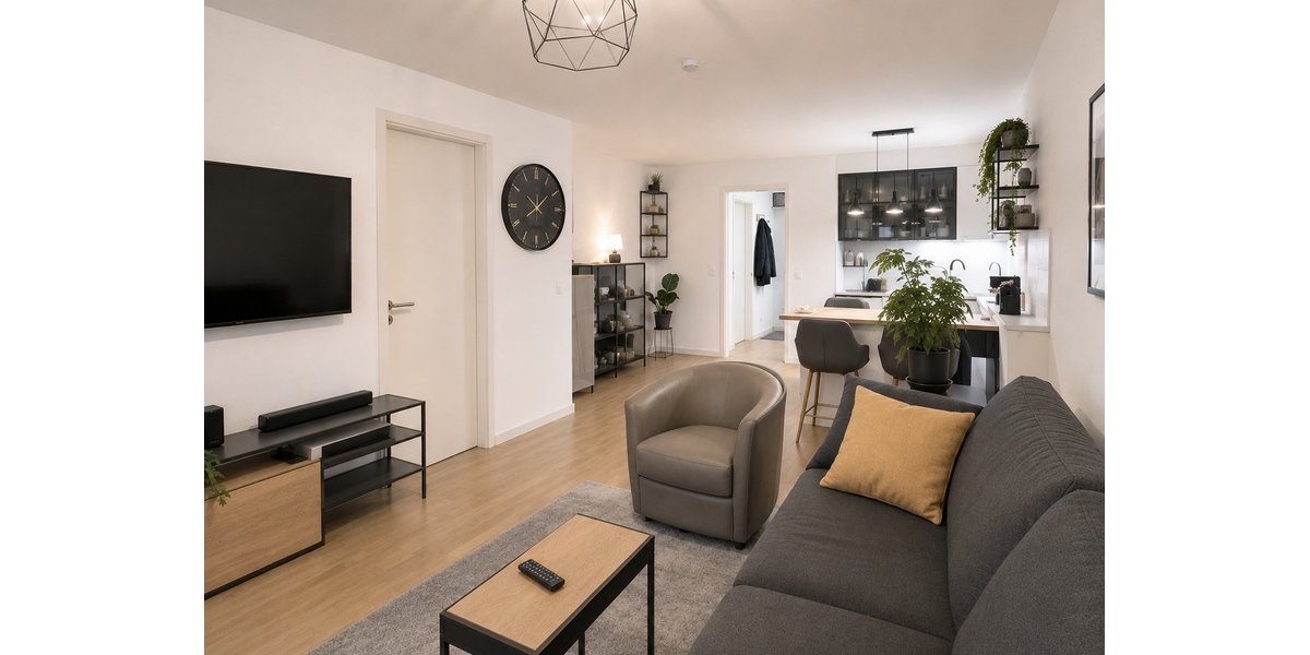 Etagenwohnung München Steinhausen - 2 Zimmer, 55 m&sup2;, 1.690&euro; | Angebot:27273453