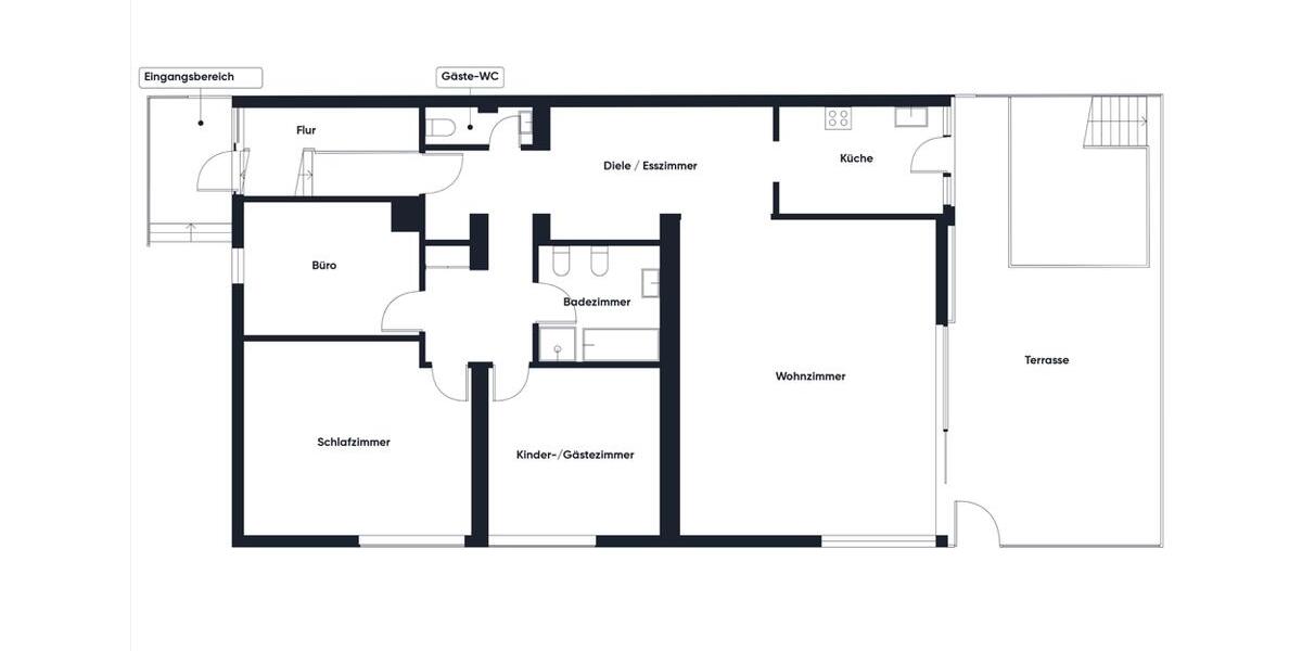 Etagenwohnung Erftstadt - 4 Zimmer, 153 m&sup2;, 1.600&euro; | Angebot:25500382