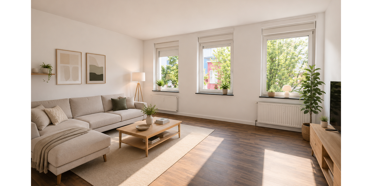 Etagenwohnung Krefeld Cracau - 2 Zimmer, 63 m&sup2;, 495&euro; | Angebot:27006751
