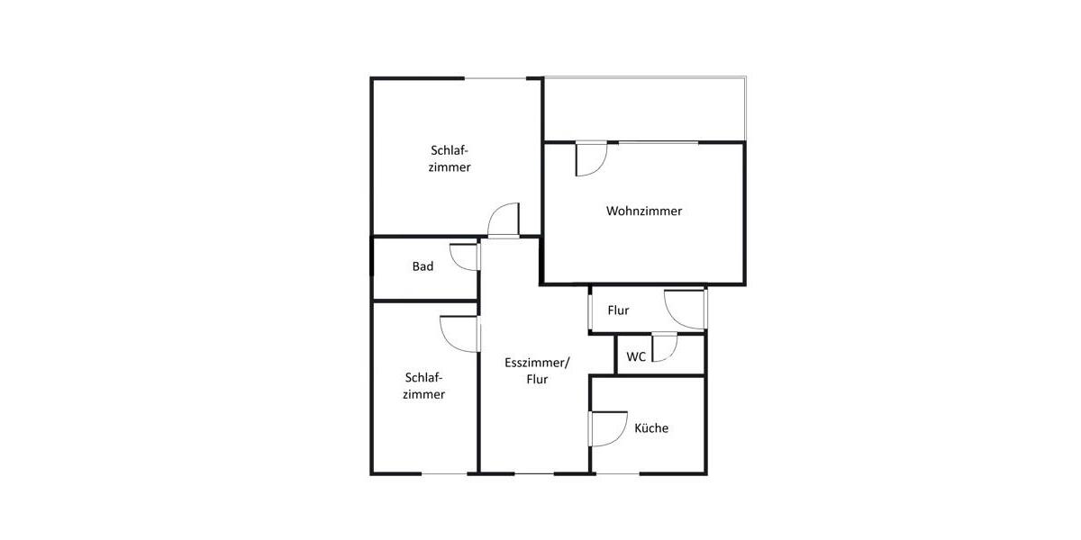 Frisch saniert & großzügiger Balkon! 3-Zimmer-Wohnung im 2. OG 3 zimmer