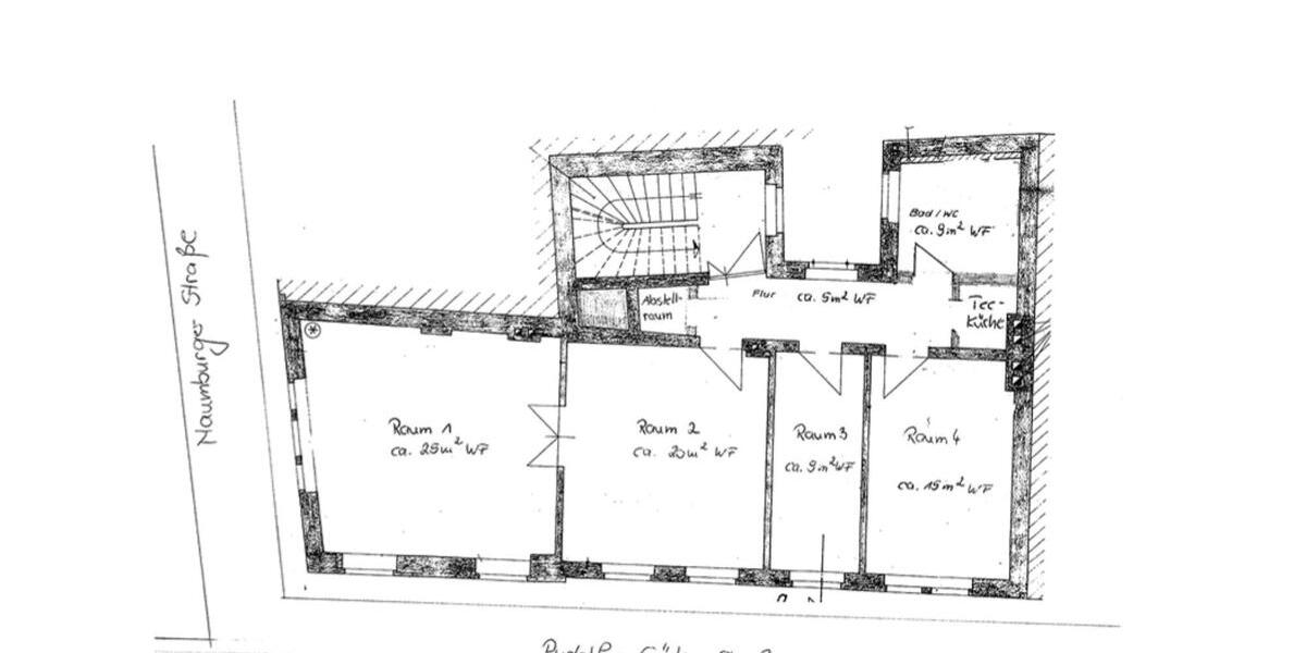 Dachgeschoßwohnung Weißenfels - 3 Zimmer, 80 m&sup2;, 480&euro; | Angebot:25080973