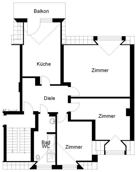 Große 3-Zimmer-Wohnung frei!