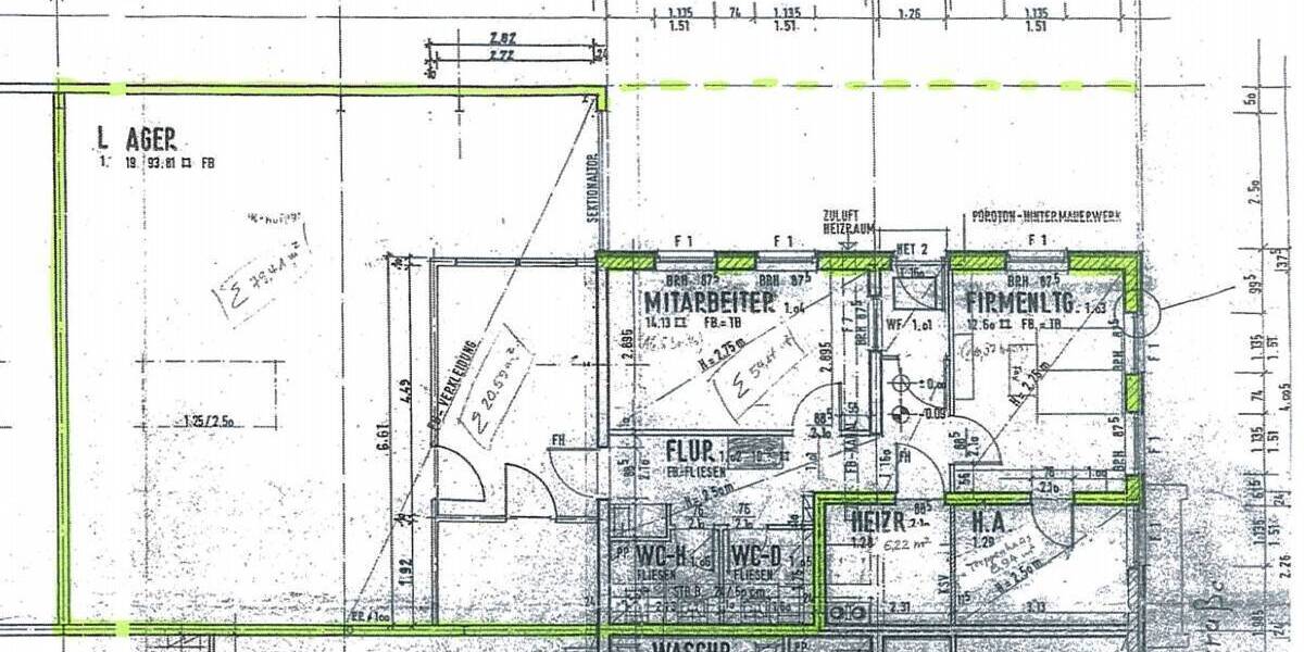 Gewerbeobjekt Lübeck / Sankt Lorenz Nord St. Lorenz Nord - 2 Zimmer, 73 m&sup2;, 1.300&euro; | Angebot:25670276