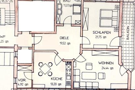 Wohnung Vohenstrauß - 2 Zimmer, 100 m&sup2;, 800&euro; | Angebot:24773565