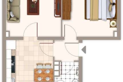 Wohnung zum Mieten in Mönchengladbach 459 € 47.91 m² 2 zimmer