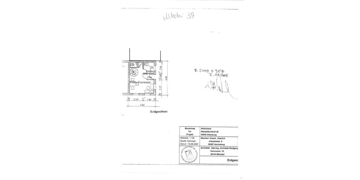 Reihenhaus Altenburg - 2 Zimmer, 85 m&sup2;, 450&euro; | Angebot:26454855