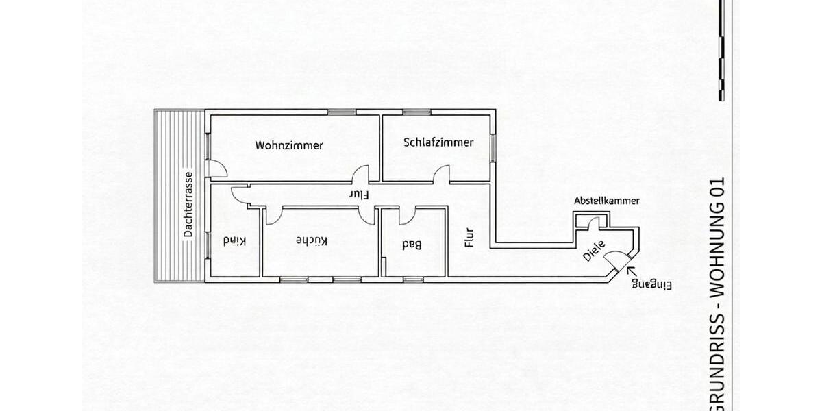Dachgeschoßwohnung Nienburg (Weser) - 3 Zimmer, 105 m&sup2;, 997&euro; | Angebot:26330386