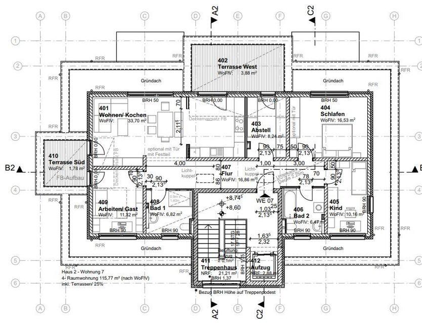 moderne Penthousewohnung Irisweg zimmer