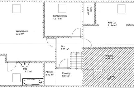 Wohnung Nuthe-Urstromtal Urstromtal - 3 Zimmer, 85 m&sup2;, 950&euro; | Angebot:24659709