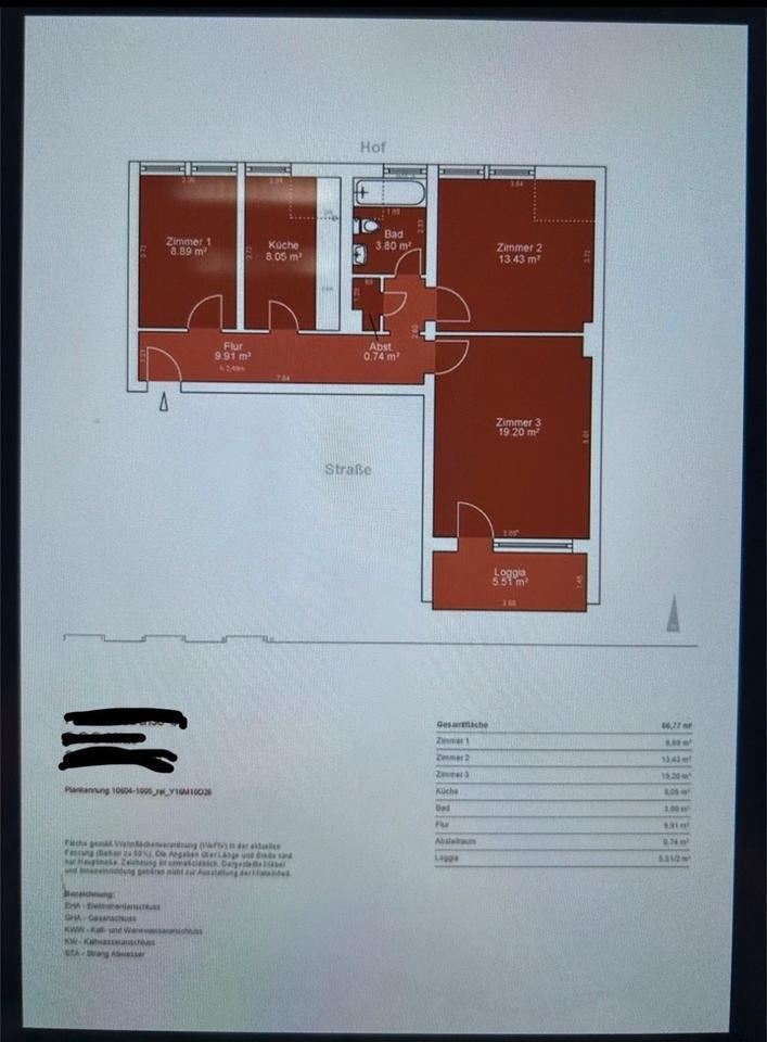 3- Zimmer Wohnung Mindener Innenstadt