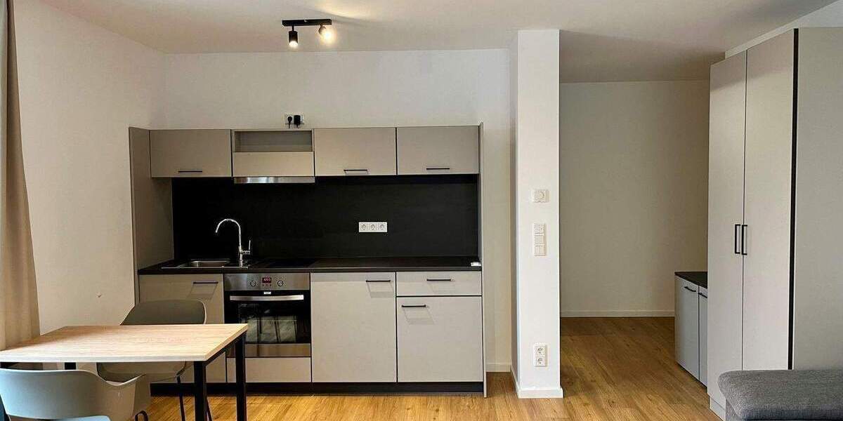 Helle, möblierte 1-Zimmer-Neubau-Wohnung mit Balkon! 1 zimmer