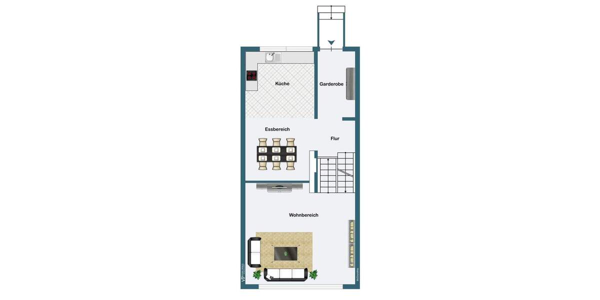 Reihenmittelhaus Frankfurt am Main Hausen - 4 Zimmer, 182 m&sup2;, 3.500&euro; | Angebot:25796137