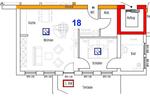 Etagenwohnung Fröndenberg (Ruhr) - 2 Zimmer, 71 m&sup2;, 960&euro; | Angebot:26635303