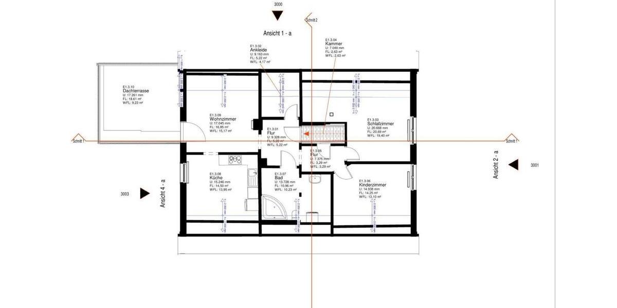 Dachgeschoßwohnung Bramsche - 3 Zimmer, 96 m&sup2;, 900&euro; | Angebot:26182915