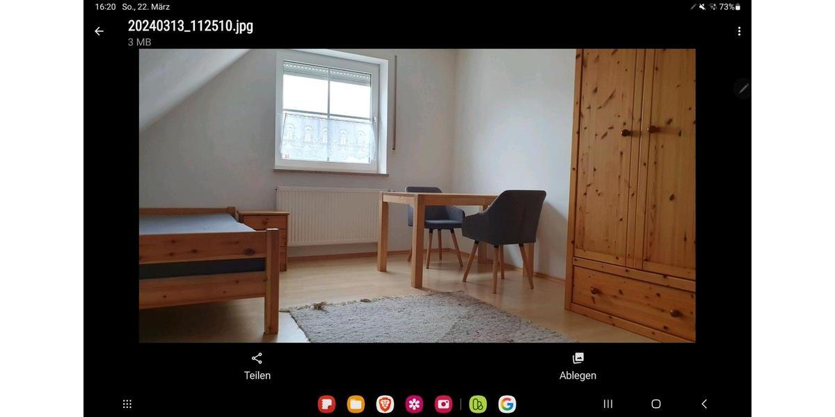 Etagenwohnung Aichach - 1 Zimmer, 20 m&sup2;, 500&euro; | Angebot:25841127
