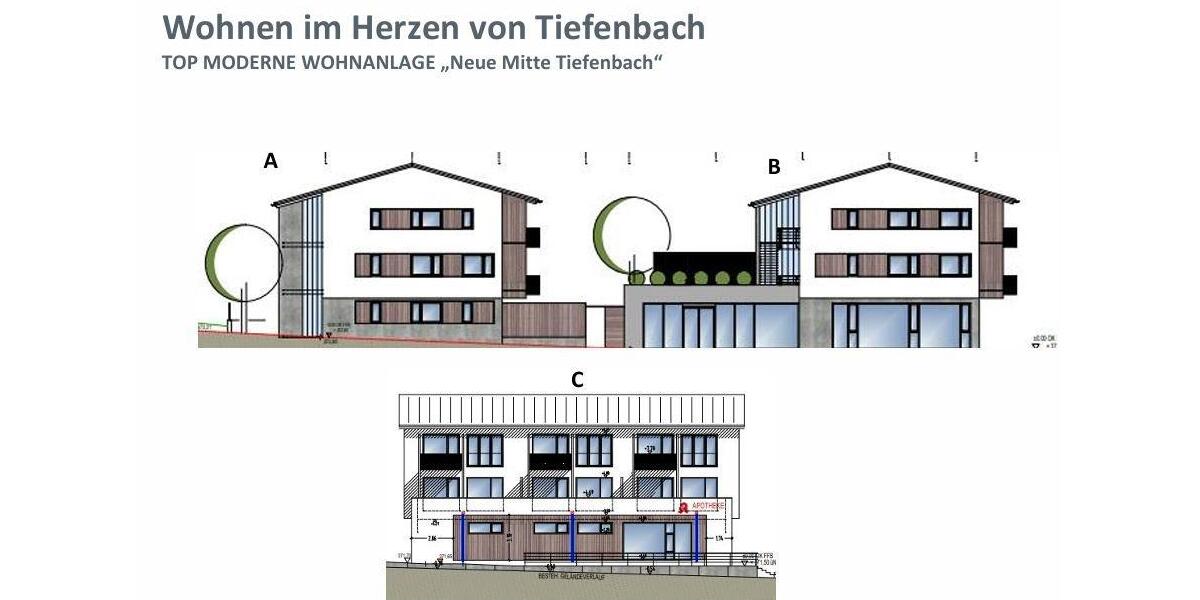 Etagenwohnung Tiefenbach - 3 Zimmer, 72 m&sup2;, 849&euro; | Angebot:26663374