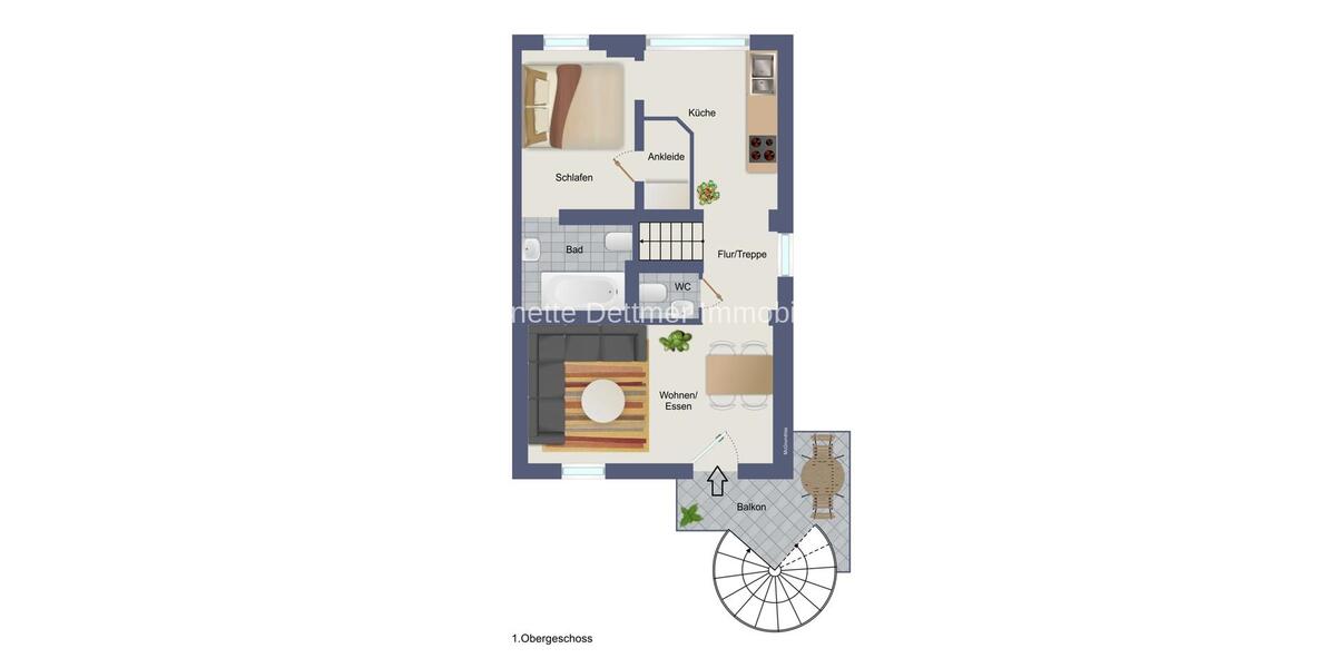 Maisonettenwohnung Gronau (Leine) - 3 Zimmer, 94 m&sup2;, 1.200&euro; | Angebot:24244241