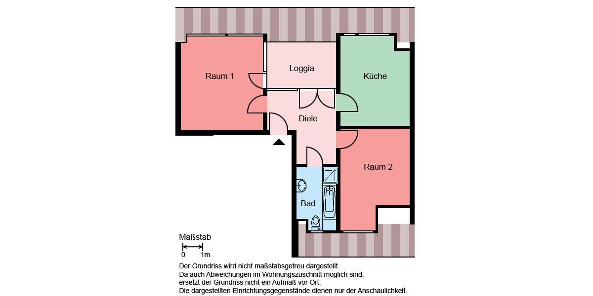 Dachgeschoßwohnung Plettenberg - 2 Zimmer, 67 m&sup2;, 450&euro; | Angebot:23393115