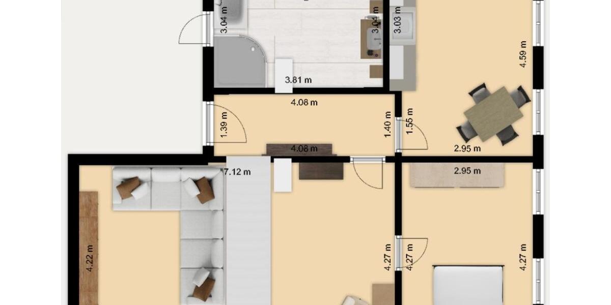 Etagenwohnung Frauenstein - 4 Zimmer, 110 m&sup2;, 770&euro; | Angebot:24691493