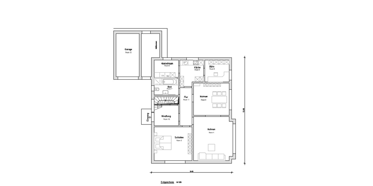 Erdgeschoßwohnung Cloppenburg - 4 Zimmer, 88 m&sup2;, 900&euro; | Angebot:24700951