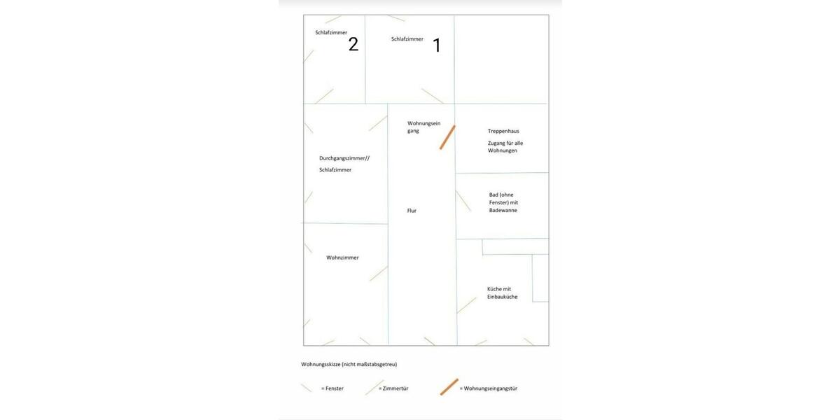 Etagenwohnung Finning - 4 Zimmer, 120 m&sup2;, 1.150&euro; | Angebot:26700382