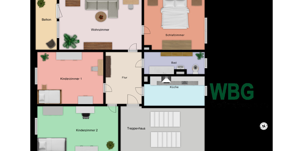 Etagenwohnung Großrückerswalde - 1 Zimmer, 35 m&sup2;, 195&euro; | Angebot:19987156