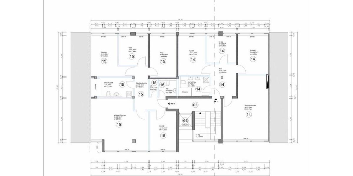 Etagenwohnung Mönchengladbach Süd - 4 Zimmer, 83 m&sup2;, 1.600&euro; | Angebot:23820433