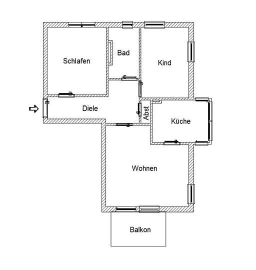 Moderne 3-Zimmer-Wohnung mit Balkon in Poing 3 zimmer