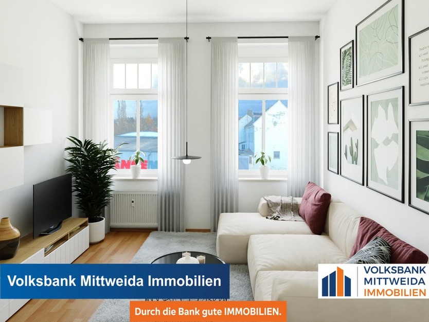 Praktisch geschnittene 2-Zimmer-Wohnung mit Balkon nahe der Sachsenallee 2 zimmer