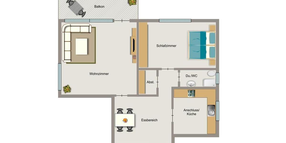 Wohnfühlen bei VIVAWEST 2 zimmer