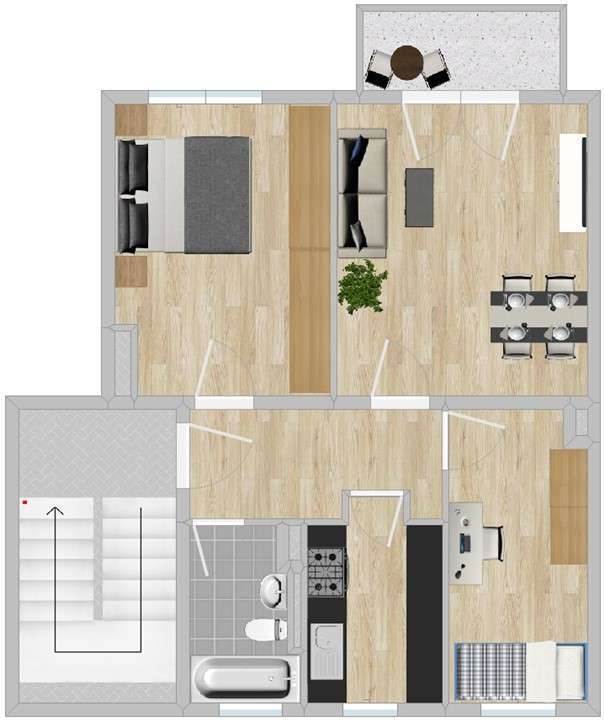 Wohnung zum Mieten in Riesa 353 € 58.82 m²