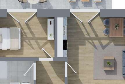 Wohnung Scharbeutz - 2 Zimmer, 47 m&sup2;, 980&euro; | Angebot:26151825